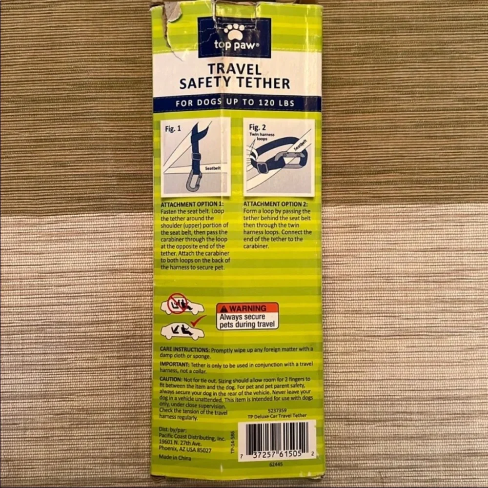 Top Paw Travel Safety Tether
